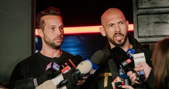 Andrew Tate and brother return to Romania for police check-in – National Andrew Tate and brother return to Romania for police check-in – National